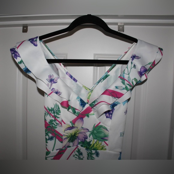 Brand New, Never Used Size 4 Multicolor ASOS Bodycon Midi Dress - Picture 6 of 6